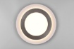 Immagine di Plafoniera Rotonda Morgan Nichel Led Dimmer Diverse Funzioni con Telecomando Trio Lighting