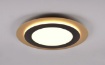 Picture of Lampada Led Rotonda da Soffitto Morgan Nero e Oro Diverse Impostazioni con Telecomando Ø45 cm Trio Lighting 
