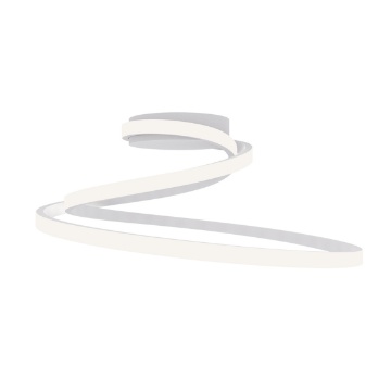 Immagine di Plafoniera Spirale Bianca Led CCT 40w Coaster Fan Europe