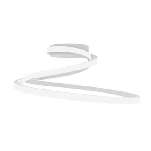 Immagine di Plafoniera Spirale Bianca Led CCT 40w Coaster Fan Europe