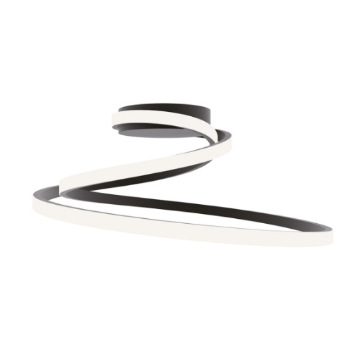 Picture of Plafoniera Moderna Spirale Led CCT 40w Coaster PL Nero Luce Ambiente Design