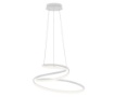 Immagine di Lampadario Luminoso Design Spirale Bianca Led 60w CCT Coaster Fan