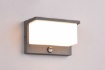 Immagine di Applique Led per Esterno IP54 Alluminio Antracite Sensore Movimento Nestos Trio Lighting