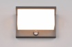 Immagine di Applique Led per Esterno IP54 Alluminio Antracite Sensore Movimento Nestos Trio Lighting