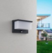 Immagine di Applique Led per Esterno IP54 Alluminio Antracite Sensore Movimento Nestos Trio Lighting