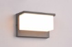 Immagine di Applique Rettangolare Led per Esterno IP54 Alluminio Antracite Nestos Trio Lighting