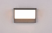 Immagine di Applique Rettangolare Led per Esterno IP54 Alluminio Antracite Nestos Trio Lighting
