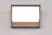 Immagine di Applique Rettangolare Led per Esterno IP54 Alluminio Antracite Nestos Trio Lighting