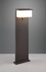 Immagine di Palo Alto Led per Esterno IP54 Alluminio Antracite con Sensore Movimento Nestos Trio Lighting