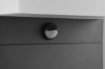Immagine di Paletto Led per Esterno IP54 Alluminio Antracite con Sensore Movimento Nestos H45 cm Trio Lighting