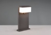 Immagine di Paletto Led per Esterno IP54 Alluminio Antracite con Sensore Movimento Nestos H45 cm Trio Lighting