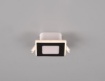 Immagine di Faretto Quadrato da Incasso Led 3000k Nimbus Nero 8x8 cm IP44 Trio Lighting 