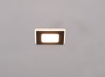 Immagine di Faretto Quadrato da Incasso Led 3000k Nimbus Nero 8x8 cm IP44 Trio Lighting 