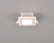 Immagine di Faretto Bianco Quadrato da Incasso Led 3000k Nimbus 8x8 cm IP44 Trio Lighting  