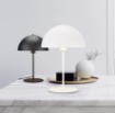 Immagine di Lumetto Nero da Comodino Design Moderno Nola 1xE14 Trio Lighting