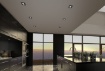 Immagine di Faretto Nero per Bagno Led Orientabile Pamir  Quadrato da Incasso IP23 Trio Lighting