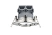 Immagine di Faretto Nichel Rotondo da Incasso Led Orientabile Pamir Ø8,5 cm IP23 Bagno Trio Lighting 