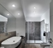 Immagine di Faretto Nichel Rotondo da Incasso Led Orientabile Pamir Ø8,5 cm IP23 Bagno Trio Lighting 