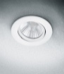 Immagine di Faretto Bianco Rotondo da Incasso Led Orientabile Pamir Ø8,5 cm IP23 Bagno Trio Lighting