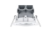 Immagine di Faretto Bianco Rotondo da Incasso Led Orientabile Pamir Ø8,5 cm IP23 Bagno Trio Lighting