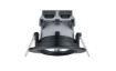 Immagine di Faretto Rotondo da Incasso Led Orientabile Pamir Nero Opaco IP23 Bagno Trio Lighting