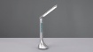 Immagine di Lampada Led da Scrivania Patty Alluminio Touch Dimmer Display Data Orario e Sveglia Trio Lighting 