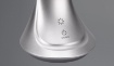 Immagine di Lampada Led da Scrivania Patty Alluminio Touch Dimmer Display Data Orario e Sveglia Trio Lighting 