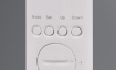 Immagine di Lampada da Scrivania Led Patty Bianca Touch Dimmer Display Data Orario e Sveglia Trio Lighting 