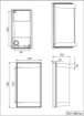 Immagine di Applique Rettangolare Alluminio Bianco 1xE27 Puelo per Esterno IP44 Trio Lighting