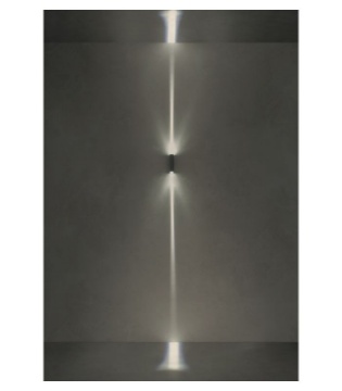 Immagine di Applique Per Esterno Biemissione Ace Redo Group Con Ottica 2° Grigio Scuro Led 3000K 