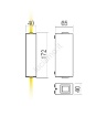 Immagine di Applique Per Esterno Biemissione Ace Ottica 2° Grigio Led 3000K Redo