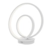 Immagine di Lampada Comodino Curva Bianca Lieve Led CCT 24w Fan Europe