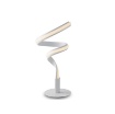 Immagine di Lampada Da Comodino Bianca Spirale Led 15w 3000k 4000k Mystral Fan Europe