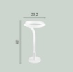 Immagine di Lampada Tavolo Led Acrilico Bianco Heaven 4000k Luce Ambiente Design