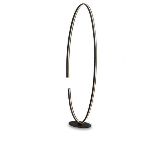 Immagine di Piantana Soggiorno Moderna Ovale Clarke Led 25w Luce Ambiente Design