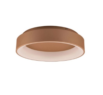 Immagine di Plafoniera Circolare Oro Noah 60cm Led CCT IP44 Luce Ambiente Design