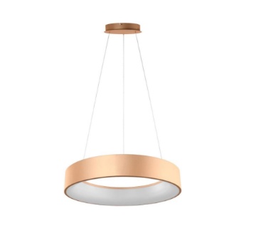 Immagine di Lampadario Anello Oro Led CCT 60w Per Tavolo Noah Fan Europe
