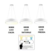 Immagine di Lampadario Anello Oro Led CCT 60w Per Tavolo Noah Fan Europe
