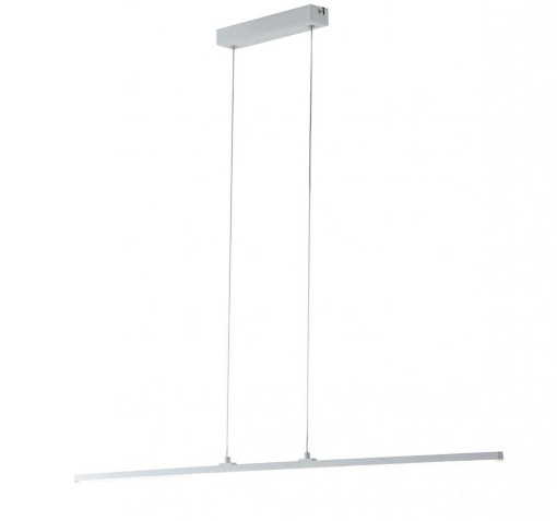 Immagine di Lampadario Lineare Slim Per Ufficio Shanghai S1 Bianco Led 29w Fan