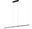 Immagine di Lampadario Lineare Slim Per Ufficio Shanghai S1 Nero Led 29w Luce Ambiente Design