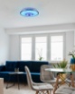 Immagine di Plafoniera Moderna Led Rgbw Dimmer Integrato Realta Ø39 cm Trio Lighting