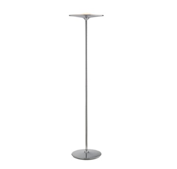 Immagine di Piantana Disco Metallo Cromo Led 4000k Ikon PT Luce Ambiente Design