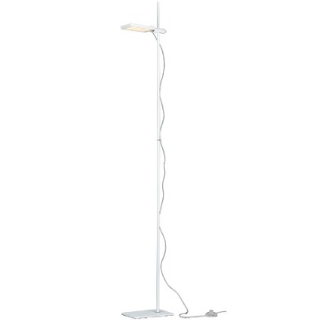 Immagine di Piantana Slim Faretto Led Orientabile Per Casa Ufficio Book PT Fan Europe