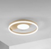 Immagine di Plafoniera Cerchio Led 38w CCT Kandisky Oro 50 cm Fan