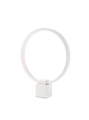 Immagine di Lampada Da Tavolo Anello Bianco Led 12w 3000k Ado Smarter Lighting