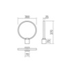 Immagine di Lampada Tavolo Anello Oro Base Marmo Led 12w 3000k Ado Smarter Lighting