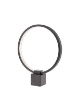 Immagine di Lampada Tavolo Led Dimmerabile Anello Nero Base Marmo Ado Smarter Lighting