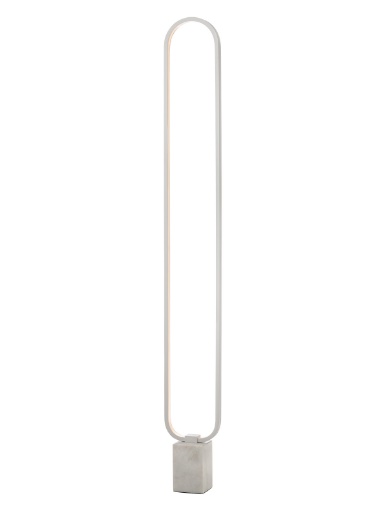 Immagine di Piantana Moderna Led Dimmerabile Ado Bianco Per Salotto Smarter Lighting