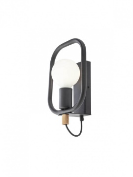 Immagine di Applique Metallo Nero Aeris 1xE27 Smarter Lighting