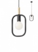 Immagine di Lampada A Sospensione Metallo Nero Aeris 1xE27 Smarter Lighting